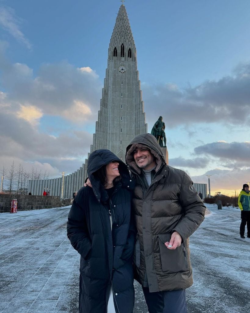 Gaby Espino y Alejandro de la Madrid en Reikiavik