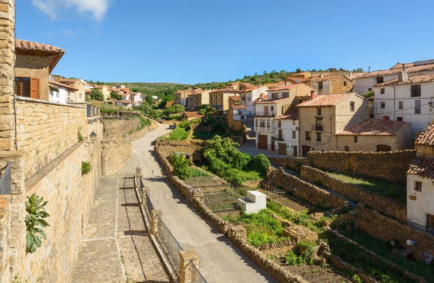 Vista de las huertas