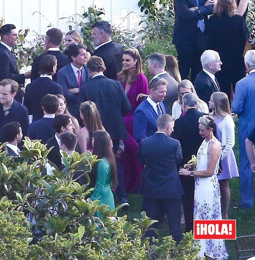 Maria Shriver en la boda de su hija Katherine Schwarzenegger con Chris Pratt