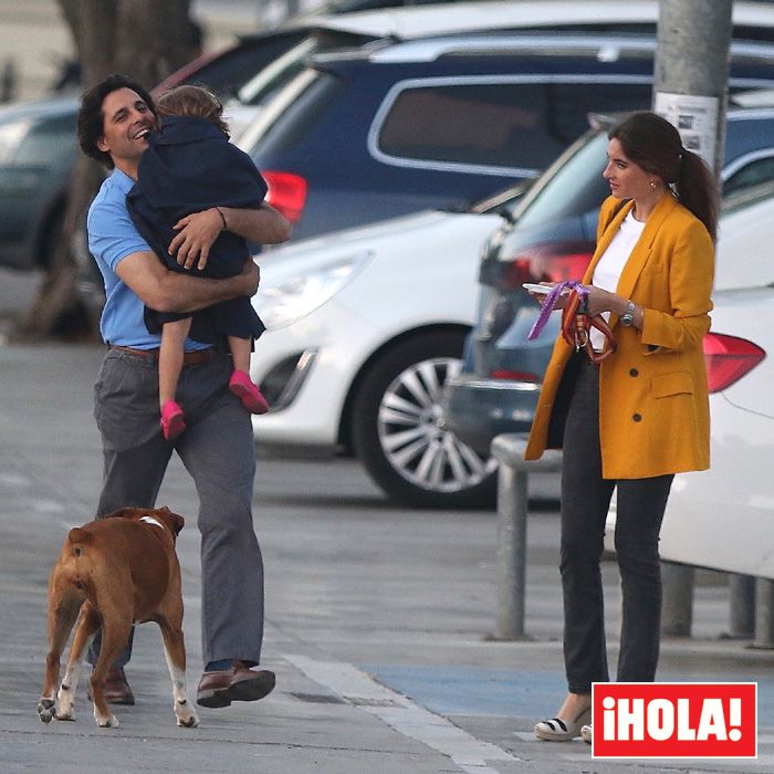 Francisco Rivera con su hija Carmen