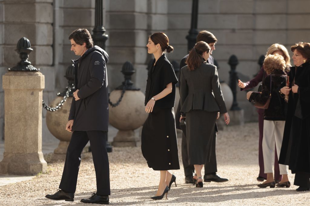 Sofía Palacuelo y Fernando Fitz- James Stuart y Carlos Fitz- James Stuart con su mujer Belén Corsini 