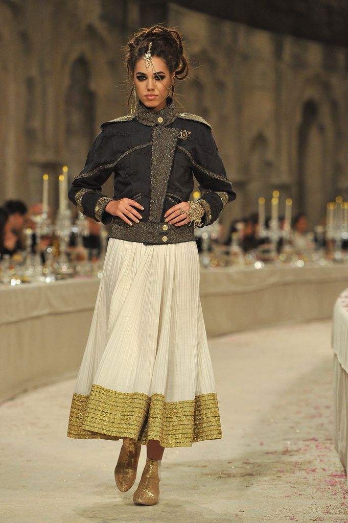 Amber Le Bon, en el desfile de Chanel con la colección 'PreFall' 2012.