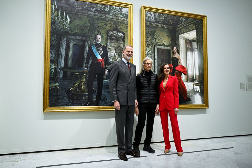 Los reyes de España posan con Annie Leibovitz 