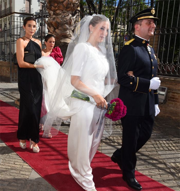 Rocío Crusset en la boda de Marta Moeckel