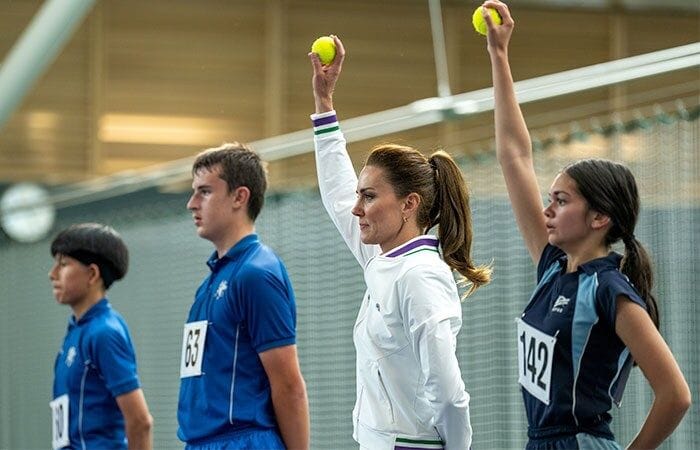 Kate Middleton y Roger Federer