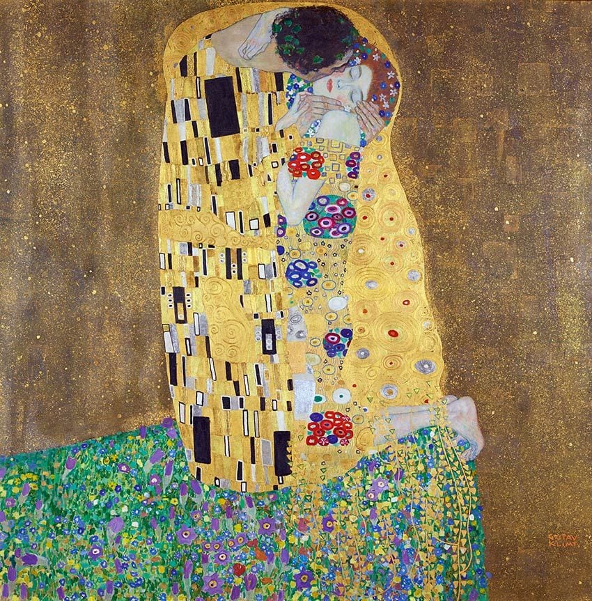 el beso klimt