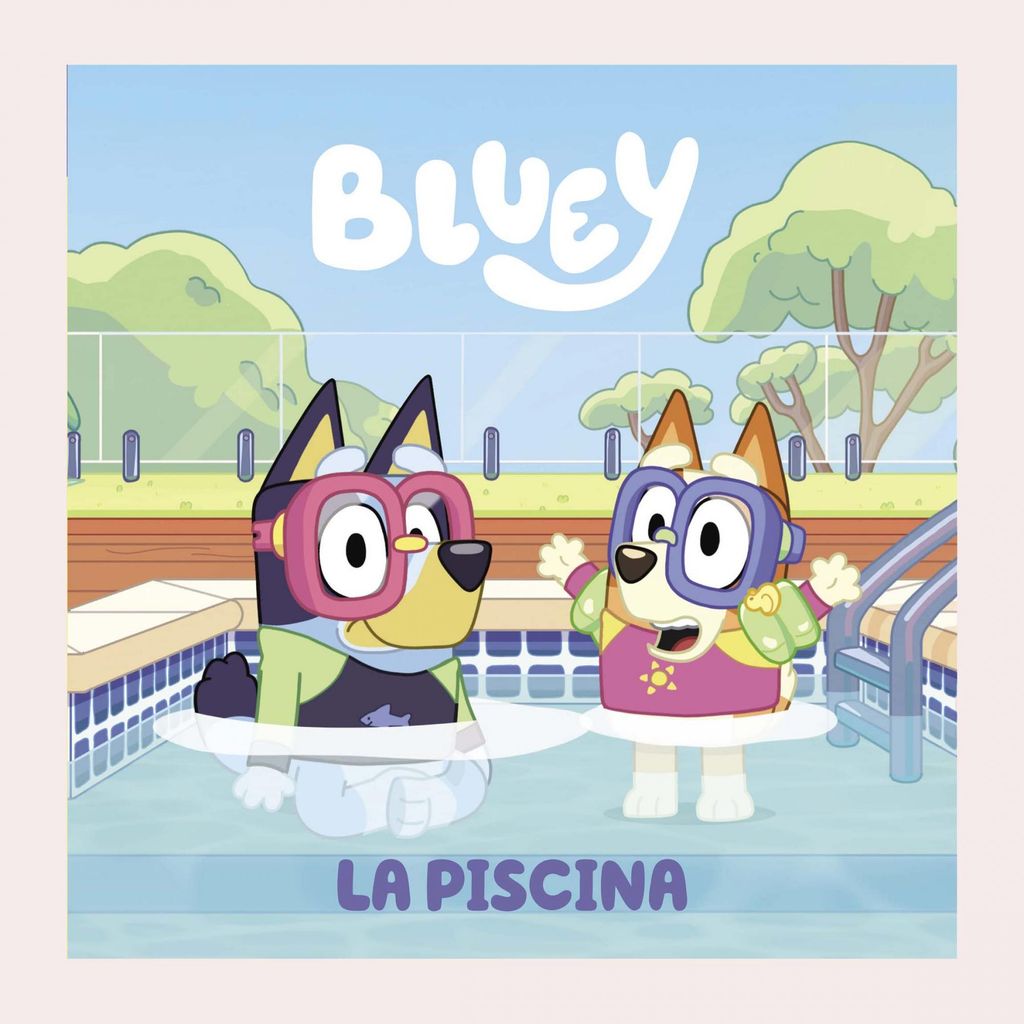 libro bluey la piscina