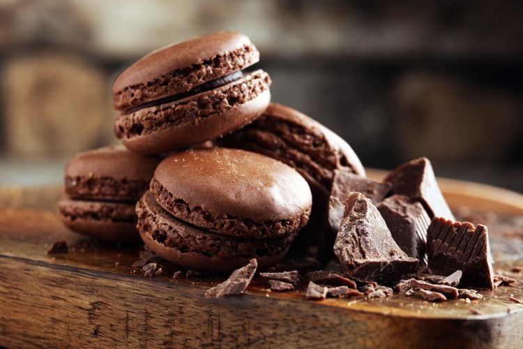 macarons-chocolate