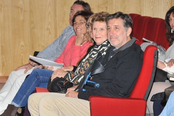 Emilio Aragón y su mujer Aruca estuvieron en la presentación junto a Rita Álvarez, viuda de Miliki
