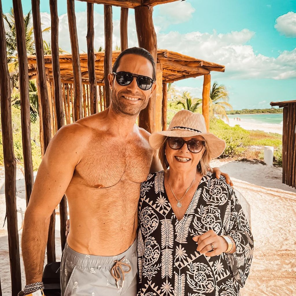 Sebastián Rulli y su madre, Silvia