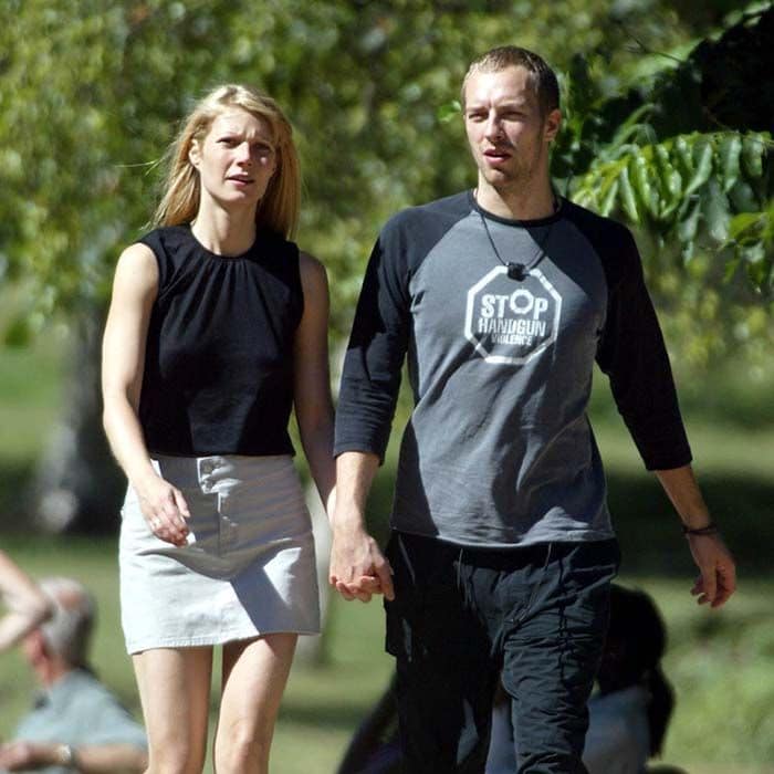Gwyneth Paltrow y Chris Martin de paseo