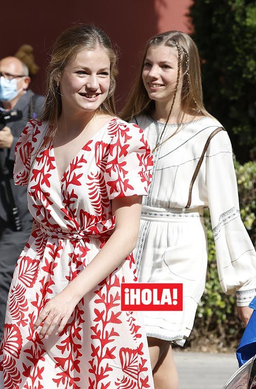 La princesa Leonor y la infanta Sofía