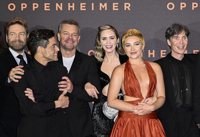 Las estrellas del filme 'Oppenheimer' se declararon en huelga en pleno estreno en Londres