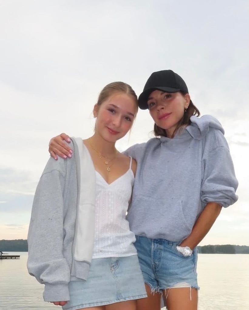 Victoria Beckham y su hija Harper de vacaciones en Canadá