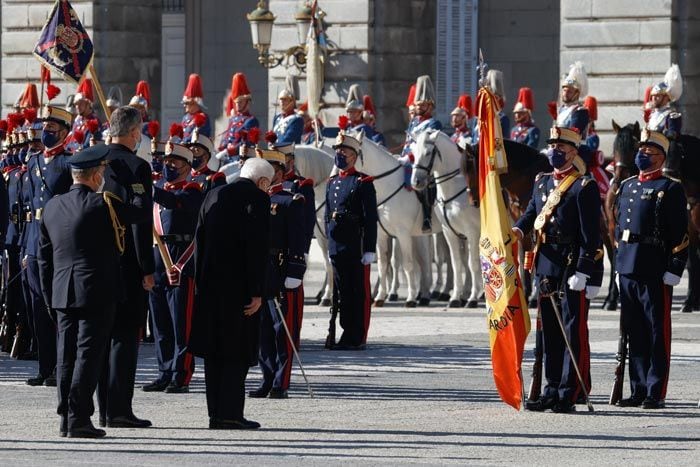 Sergio Mattarella y el rey Felipe