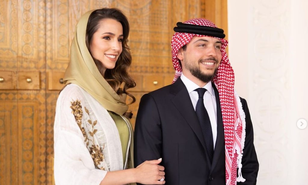 queen rania reveals when son crown prince hussein s royal wedding will take place