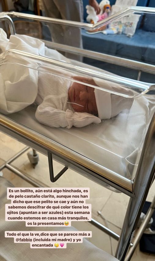 Gala, hija de Violeta y Fabio