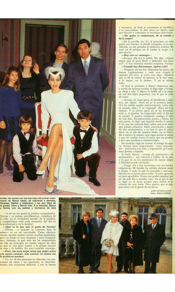 Boda Norma Duval febrero 1992