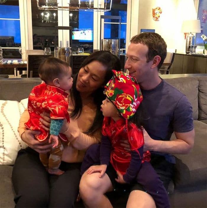 Mark Zuckerberg y su familia