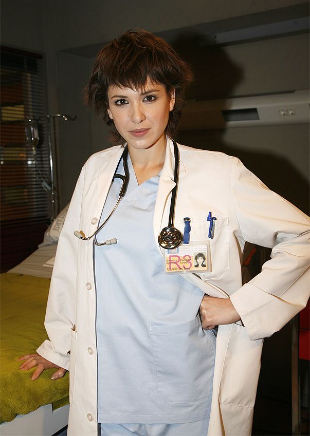 Daniela Costa en una de sus interpretaciones en la serie 'Hospital Central'