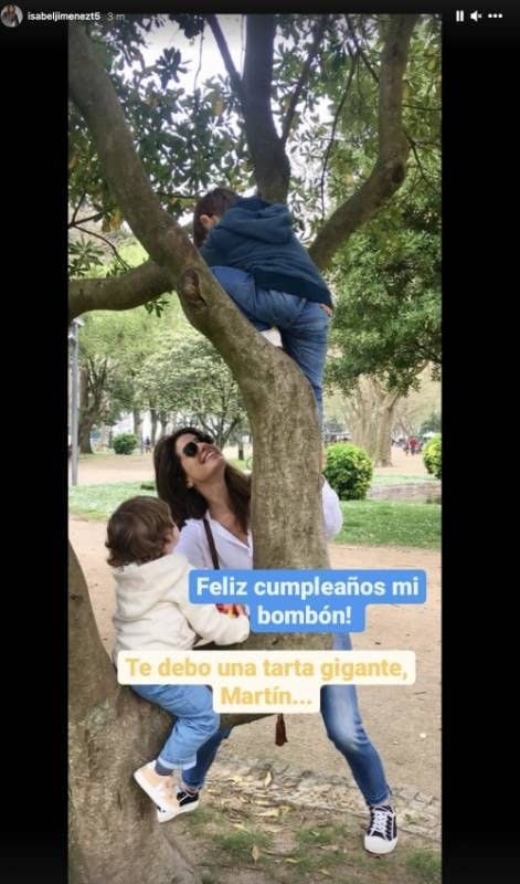 Isabel Jiménez comparte la primera imagen de su hijo Dani