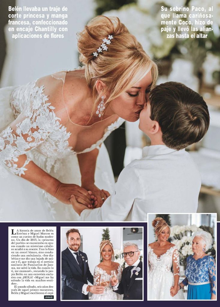 JPG PDF. HOLA3909. 3 julio 2019 .Boda de Belén Esteban.