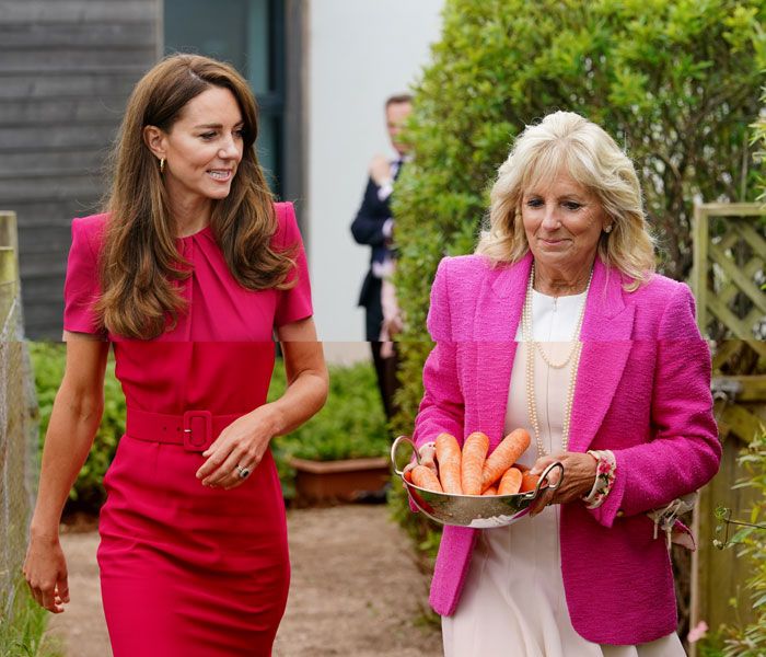 Kate Middleton y Jill Biden en la cumbre del G7