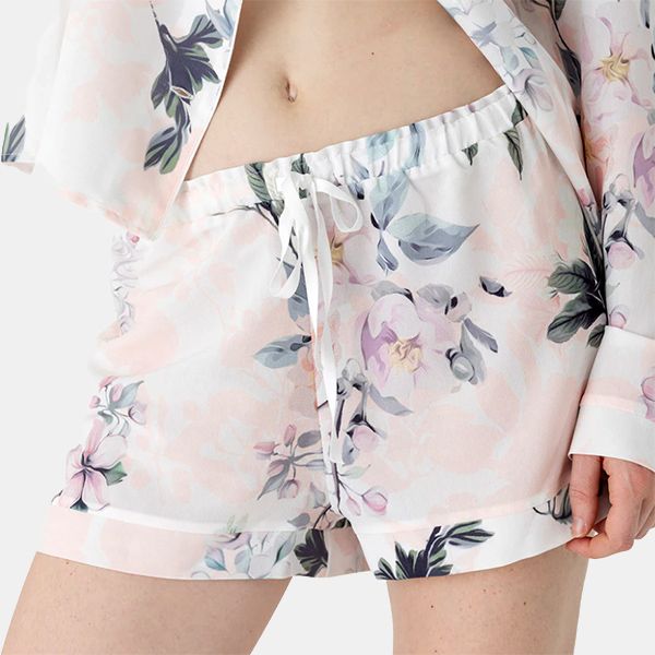 pantalon pijama flores de masion lejaby a