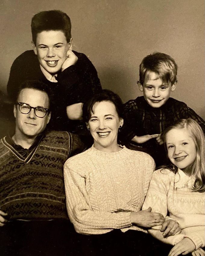 Una imagen de la familia que protagonizaba la saga