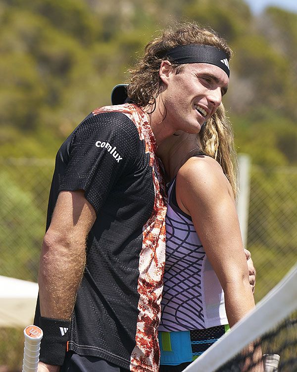 Paula Badosa y Stefanos Tsitsipas