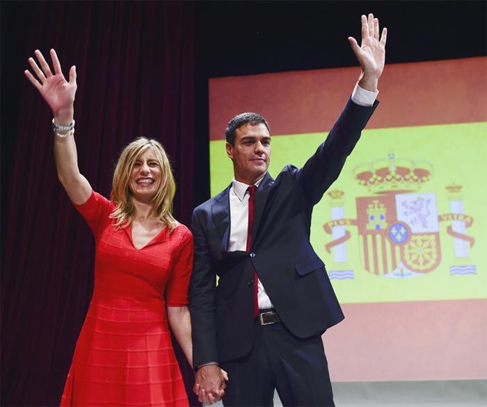 Begoña Gómez y Pedro Sánchez