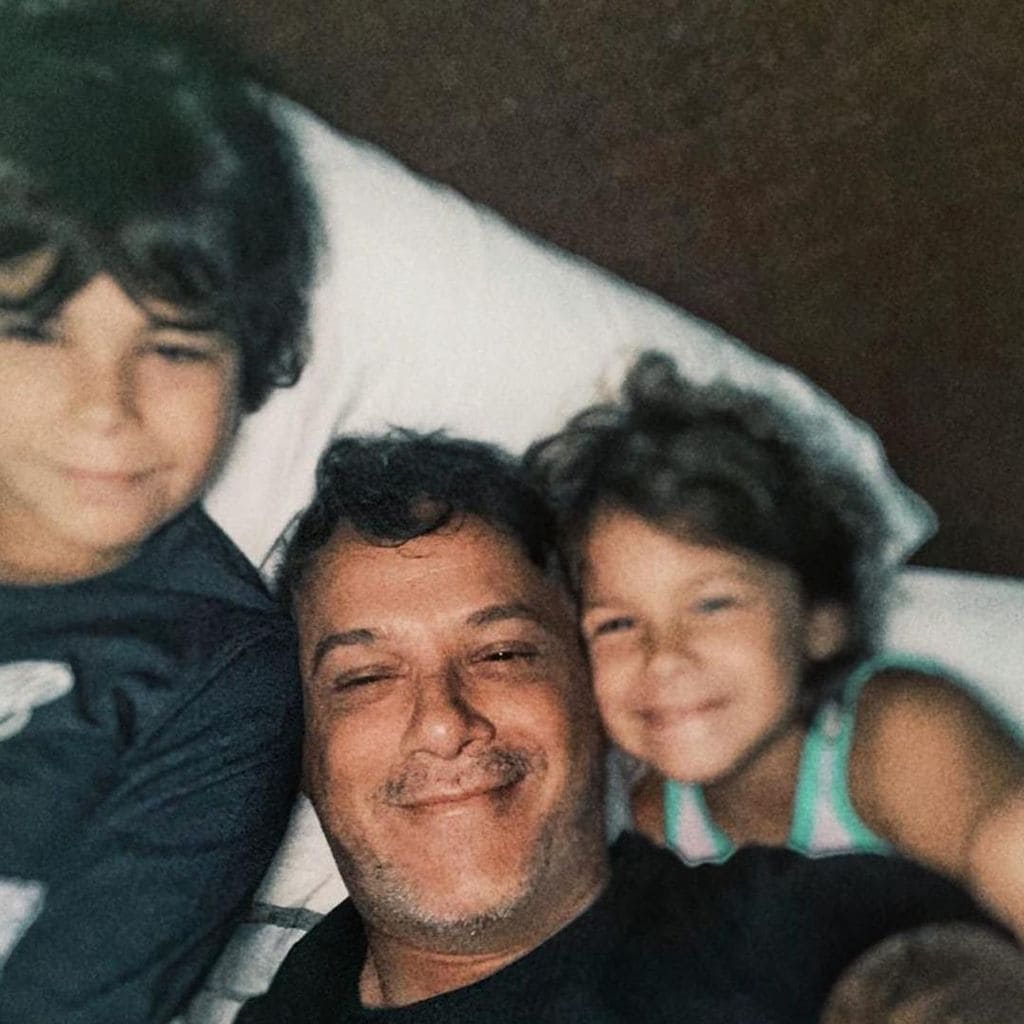 Alejandro Sanz y sus hijos