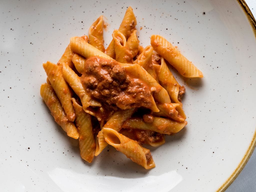 
Garganelli boloñesa, de Boccondivino