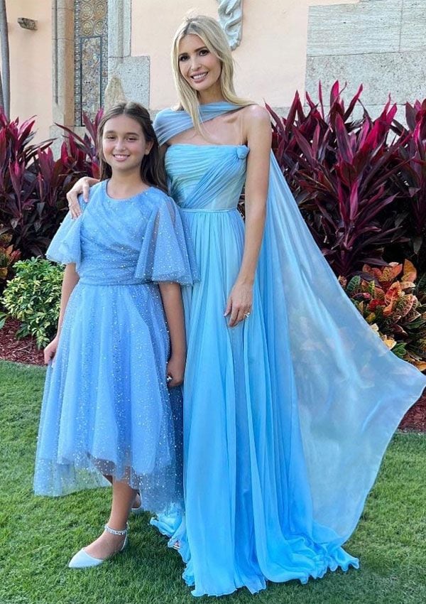 Ivanka Trump en la boda de su hermana Tifanny