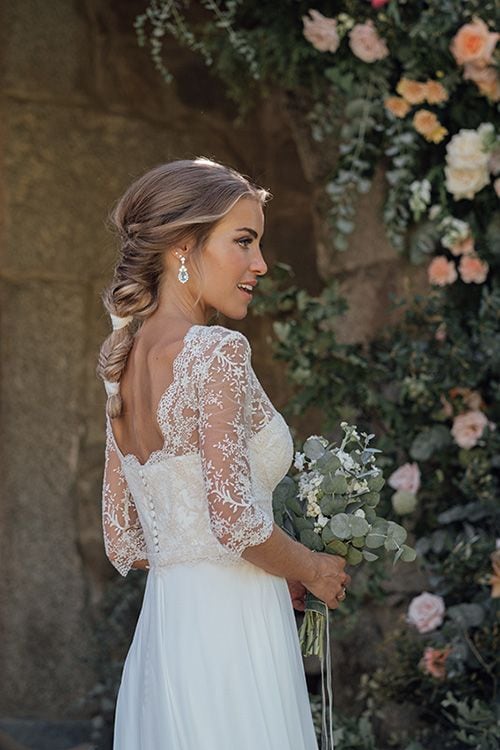 vestido novia lorena merino atelier