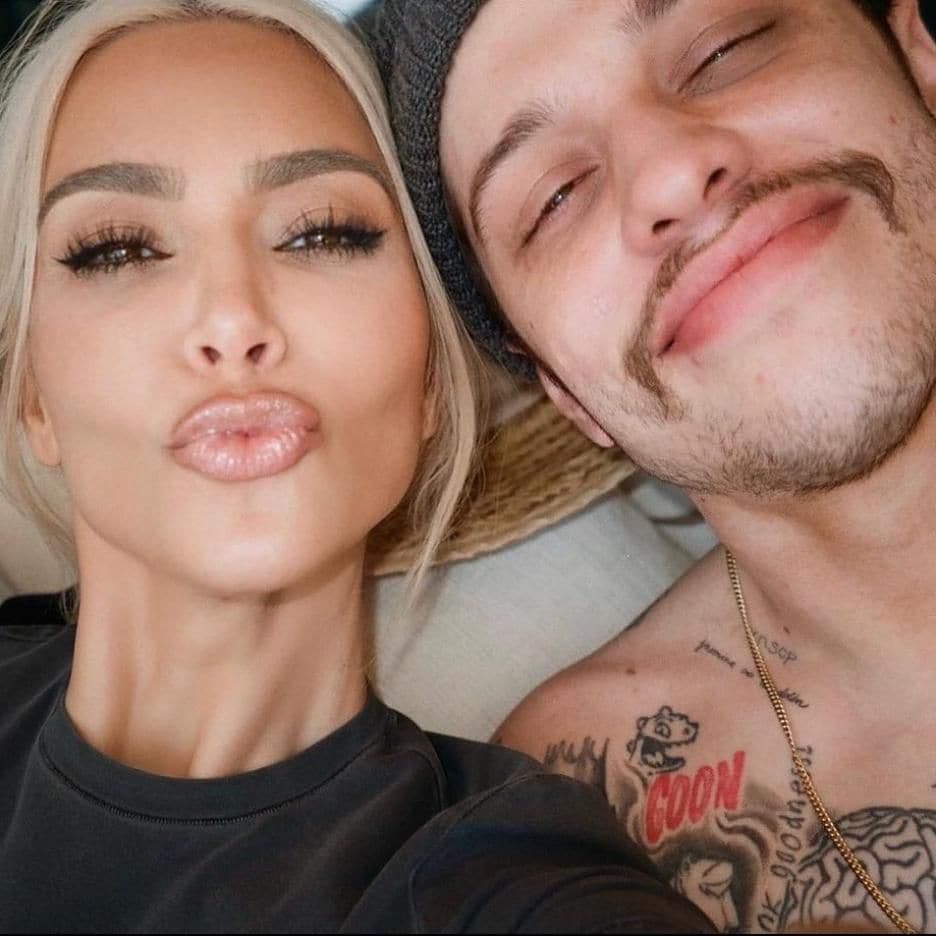 Kim Kardashian and Pete Davidson