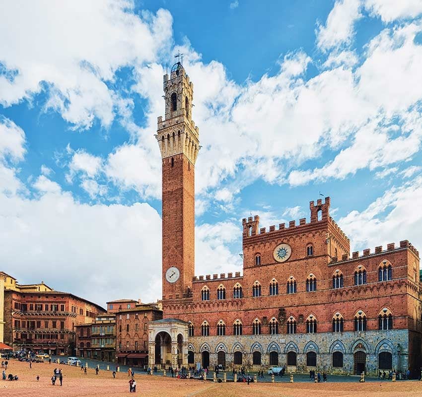 piazza del campo siena italia