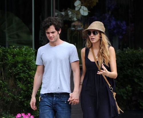 Blake Lively y Penn Badgley 