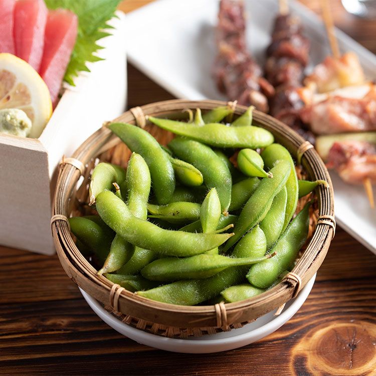 Bol con edamame