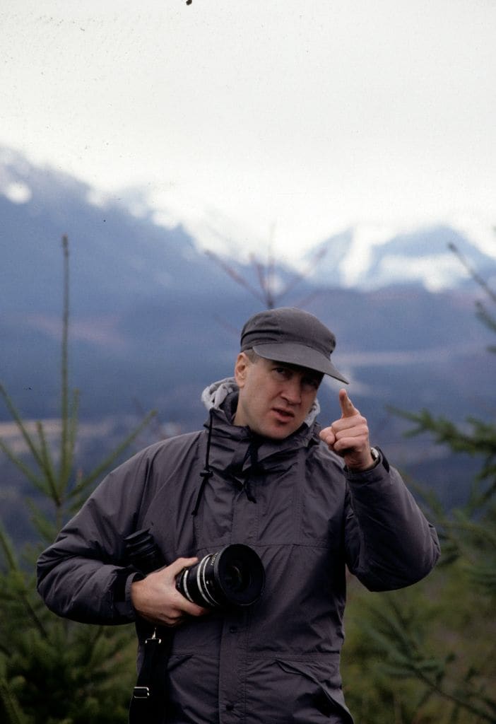 David Lynch creador de 'Twin Peaks', año 1990.