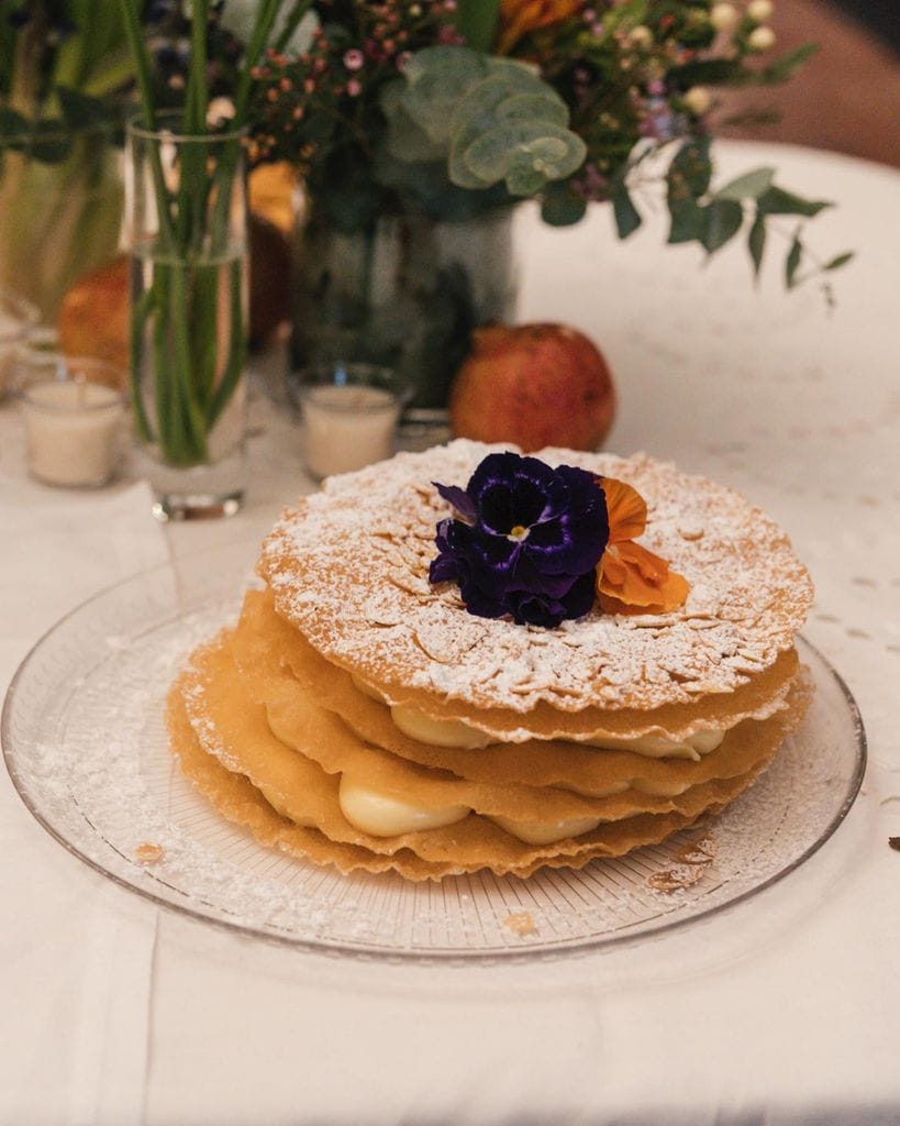 Tartas de boda de invierno