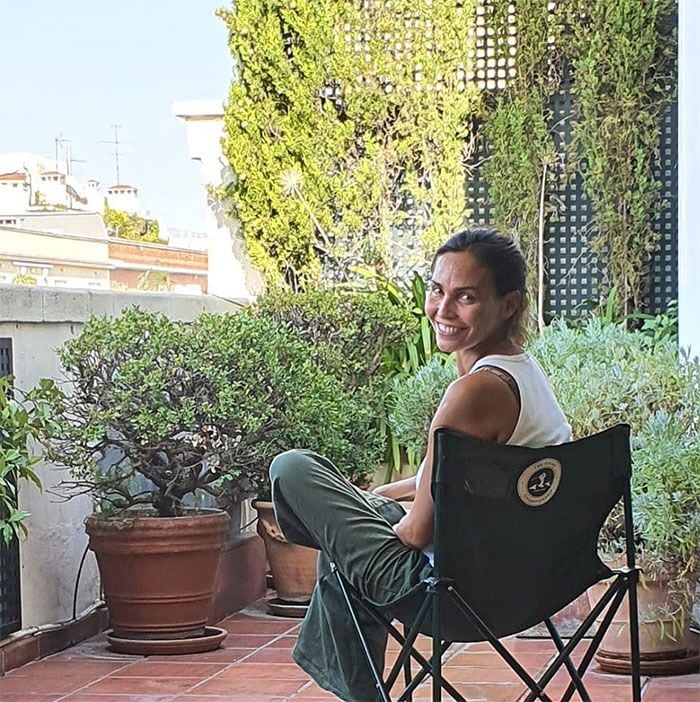 Inés Sastre, en su nueva casa de Madrid