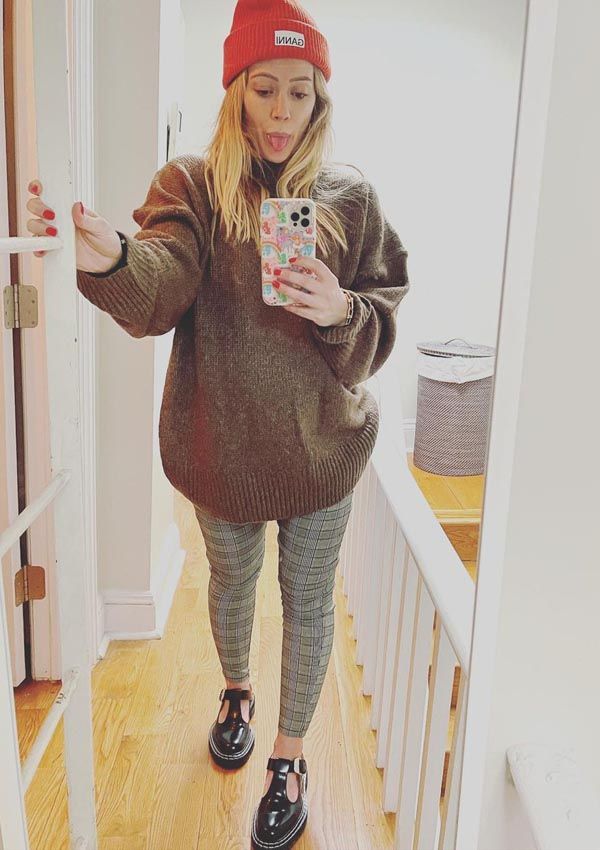 hilary duff pantalones zara