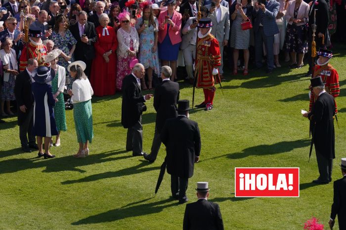 Carlos III en la fiesta de jardín de Buckingham