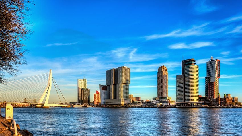 Impresionantes rascacielos en Rotterdam