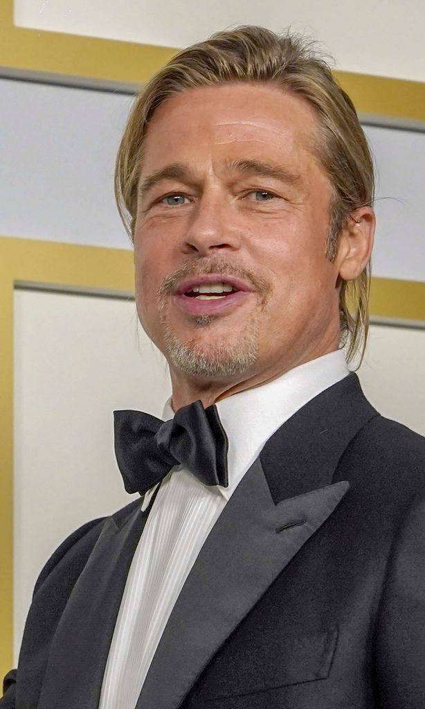 brad pitt at the 2021 oscars