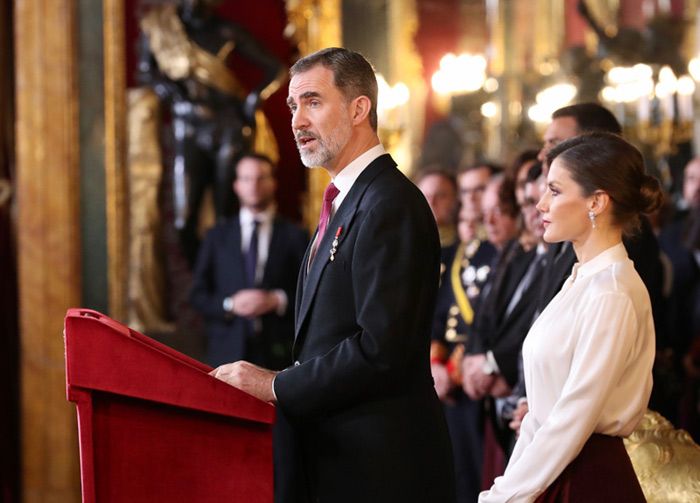 Los reyes Felipe y Letizia