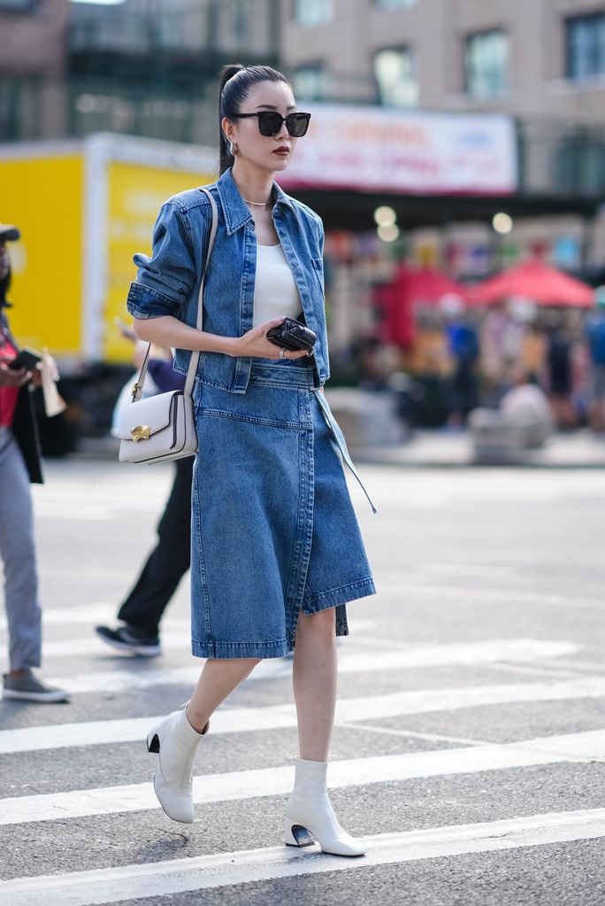 Street Style denim con denim