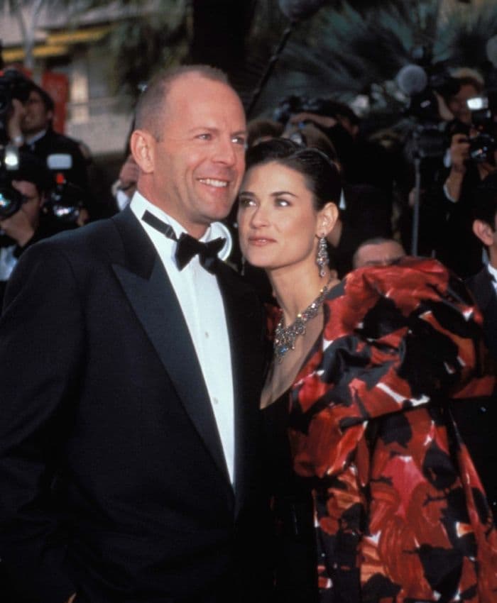 Demi Moore y Bruce Willis cuando eran pareja