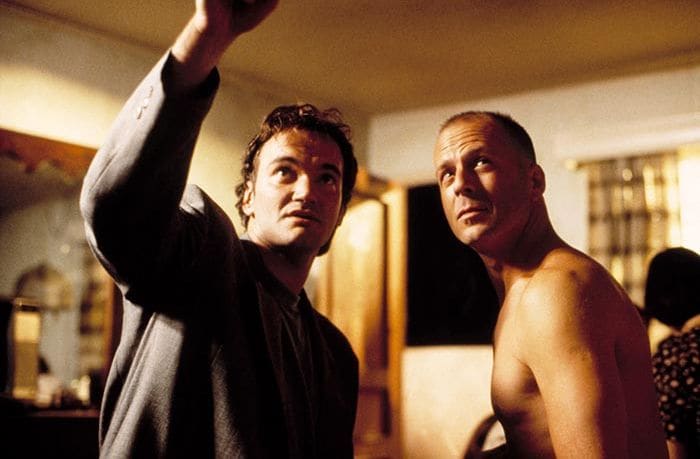 Bruce Willis y Quentin Tarantino rodaron juntos 'Pulp Fiction'